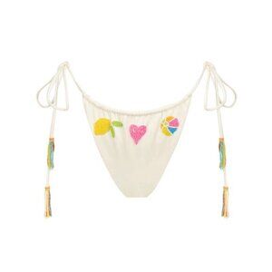 NWT CLEONIE BEADED BIKINI BOTTOMS